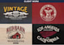 create an amazing vintage and badge logo
